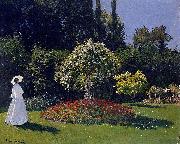 Claude Monet Woman in a Garden oil painting reproduction